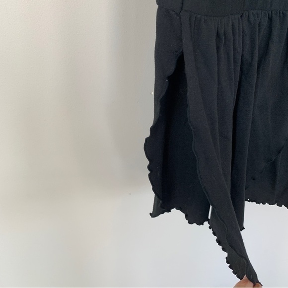 A’Milano Vintage Black Scalloped Edge Vest size M - Picture 4 of 7